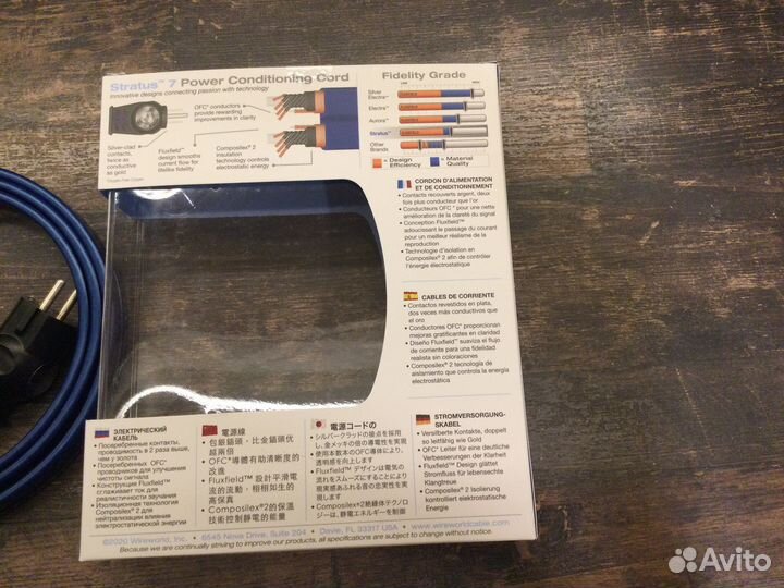 Кабель сетевой wire world Stratus 7 2метра