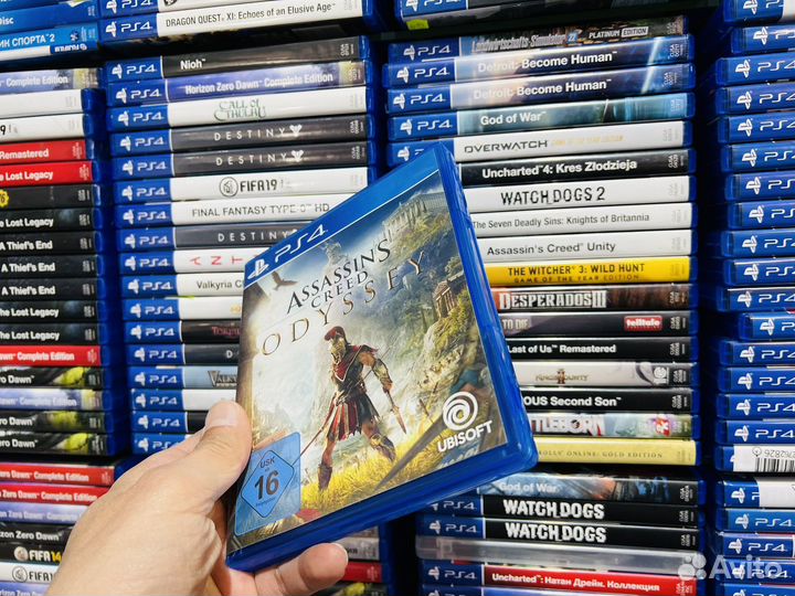 Assasins creed odyssey ps4 диск