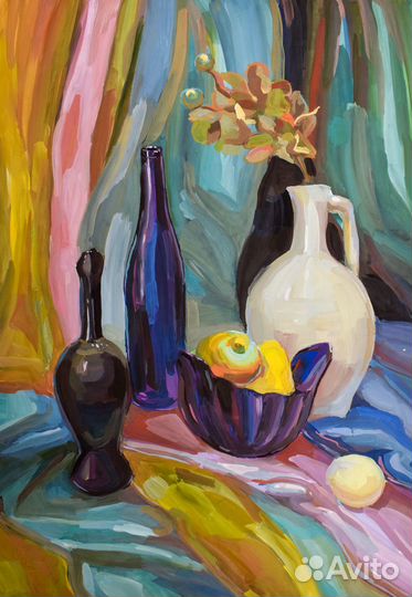 Интерьерные картины на бумаге (поштучно). Живопись