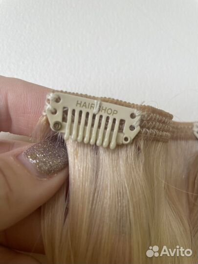 Волосы на заколках