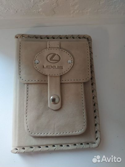 Обложка вод уд-е Lexus кожа ручная работа новая