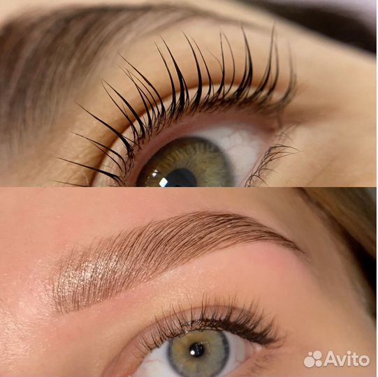 Ламинирование бровей,ресниц и другое