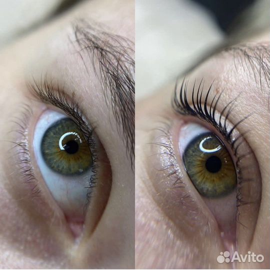 Ламинирование ресниц, брови