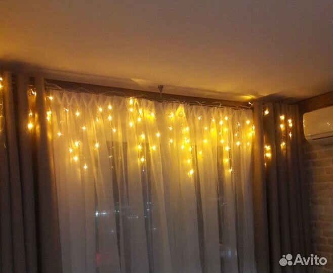 Гирлянда уличная бахрома
