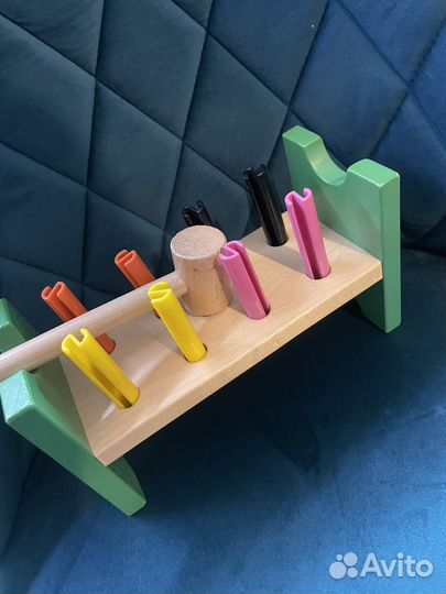 Игрушка икеа мула стучалка