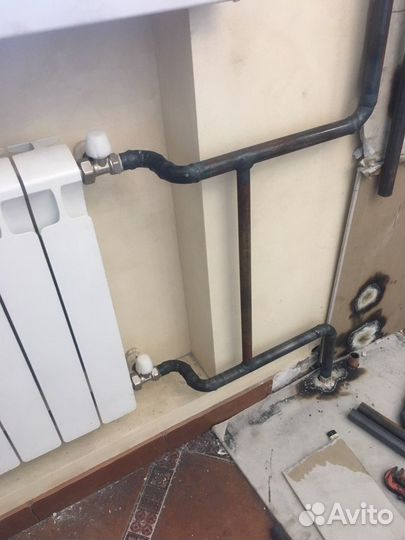 Замена радиаторов отопления, замена стояков,сварка