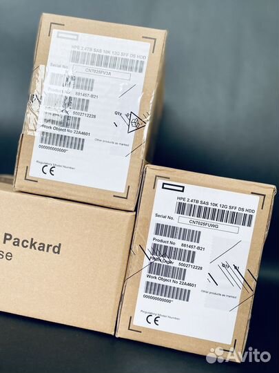 Жесткий диск HP 2.4Tb 881457-B21 SAS 10K 12G новые