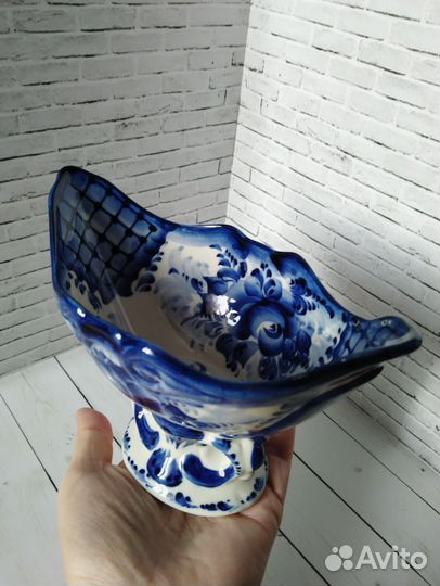 Конфетница Гжель