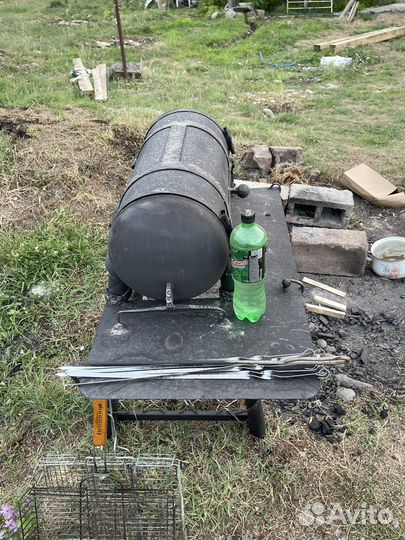 Мангал с крышей