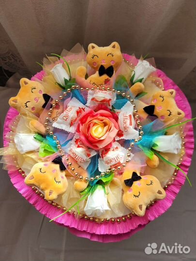 Букеты из игрушек