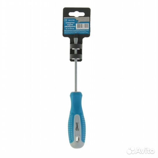 Отвертка Multipoint SL 5 х 100 мм, арт. 33-0-701