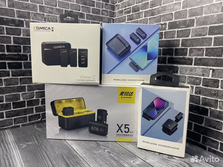 Беспроводной петличный микрофон mailada X5