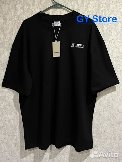 Футболка vetements оверсайз (хит 2024)