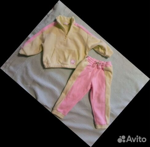 Костюм флис на девочку 90-98см