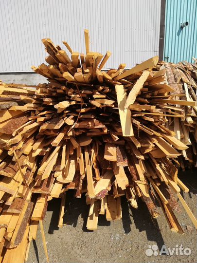 Дрова горбыль срезка
