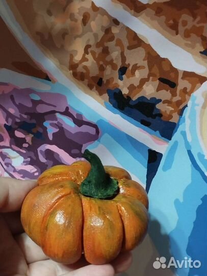 Тыквы для декора. Подсвечник. Подарок в интерьер