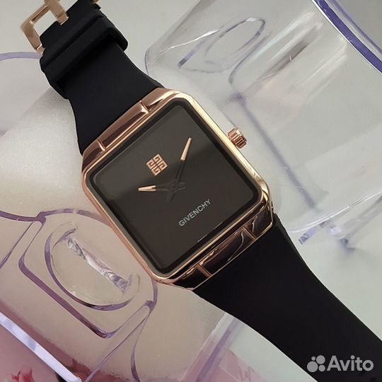 Часы женские наручные givenchy черные (0146)