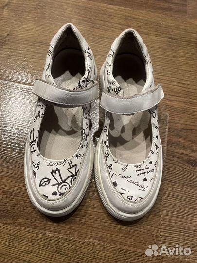 Туфли для девочки школьные 33 размер