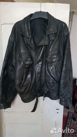 Кожаная куртка мужская