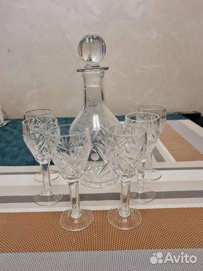Графин с рюмками СССР
