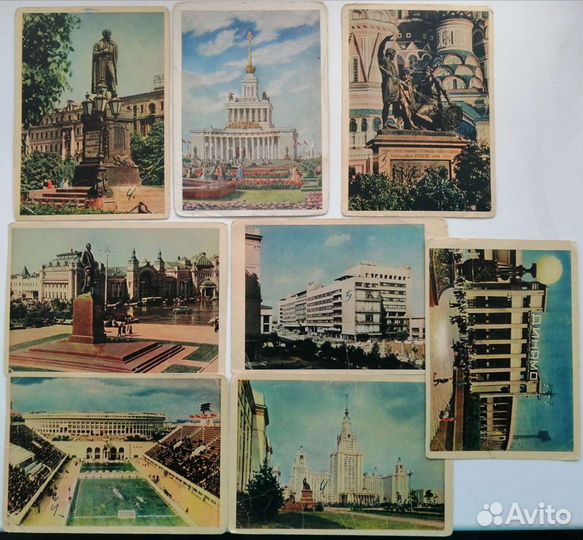 Открытки Москва 1957