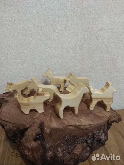 Игрушки из дерева 