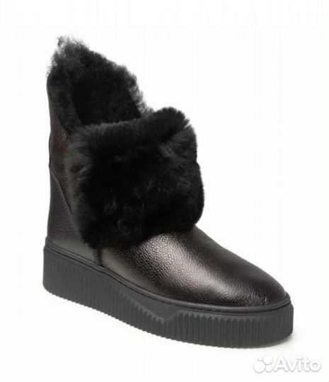Новые кожаные сапоги (угги), 37 размер