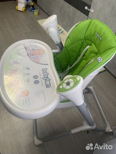 Стульчик качели для кормления babyton 2 в 1