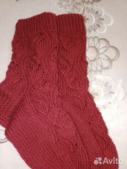 Вязаные носки женские