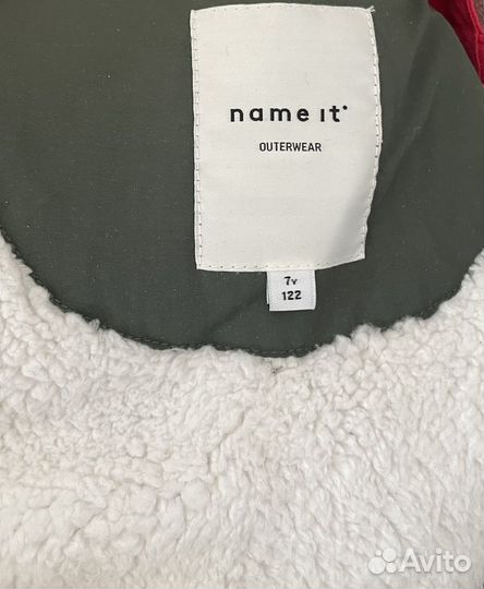 Парка осенняя для девочки name it 122