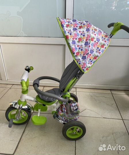 Детский велосипед с родительской ручкой