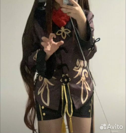 Косплей геншин ху тао