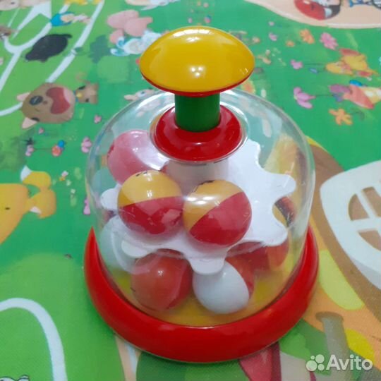 Юла карусель с шариками