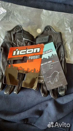 Мотоперчатки кожаные