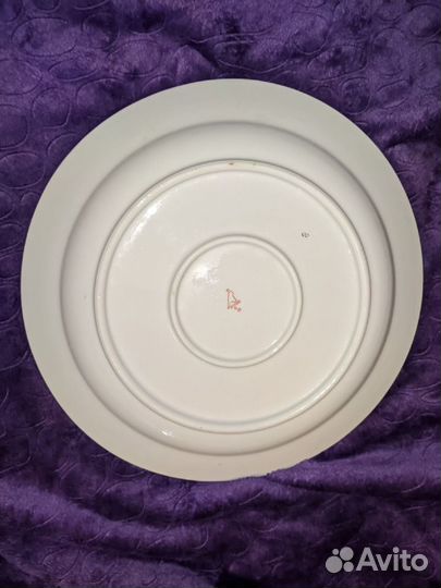 Большие тарелки СССР. Вилки и ножи Бергнер