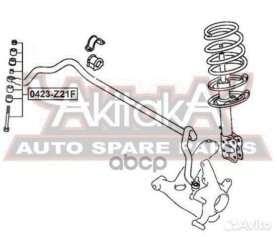 Тяга стабилизатора перед прав/лев 0423Z21F