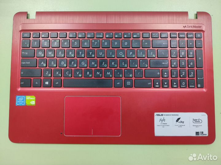 Топкейс с клавиатурой для ноутбука Asus X540LA