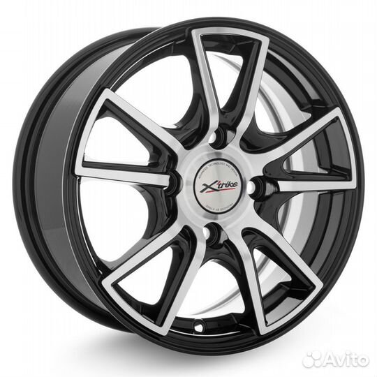 R14 5x114,3 6J ET38 D67,1 X'trike X-104 BK/FP