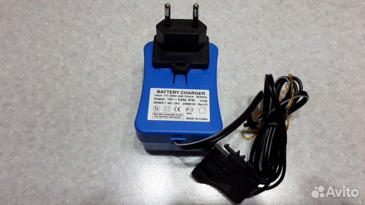 Зарядное устройство для детских аккумул. машинок