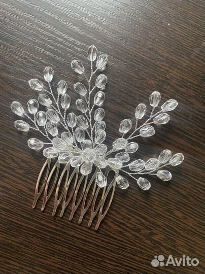 Гребень для волос свадебный украшение