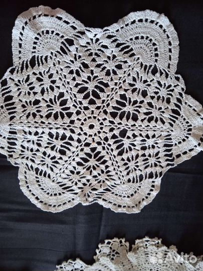 Салфетки вязанные крючком