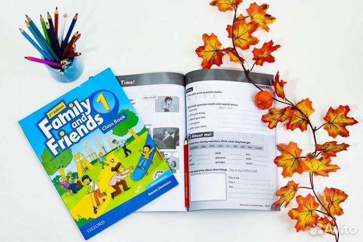 Учебник и тетрадь для 1го класса