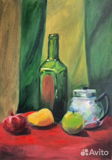 Натюрморт зелёный