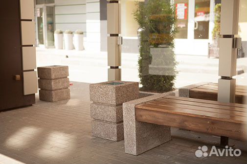 Урны уличные бетонные и гранитные