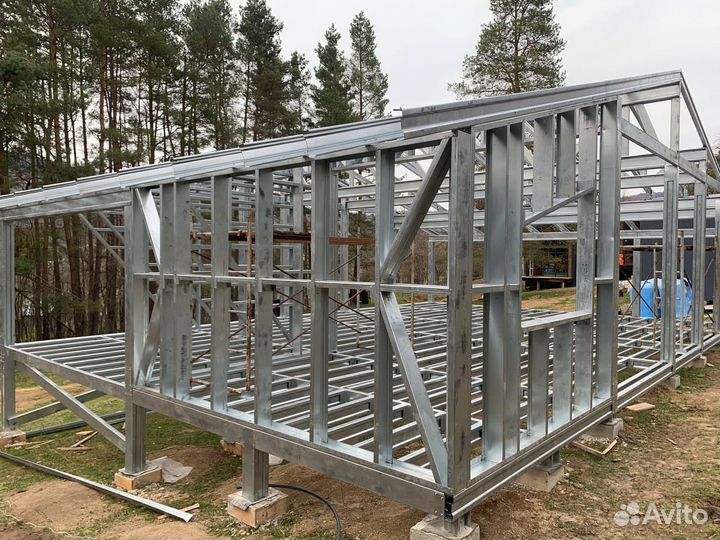 Каркасные здания из лстк