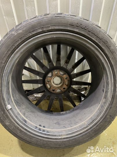 Диски литые vossen r18 с резиной triangle