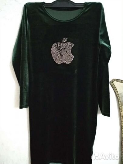 Кофта туника Велюровая