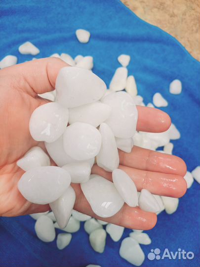 Галька белая 20-40 мм и др