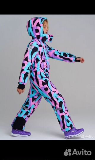 Зимний комбинезон для девочки 146