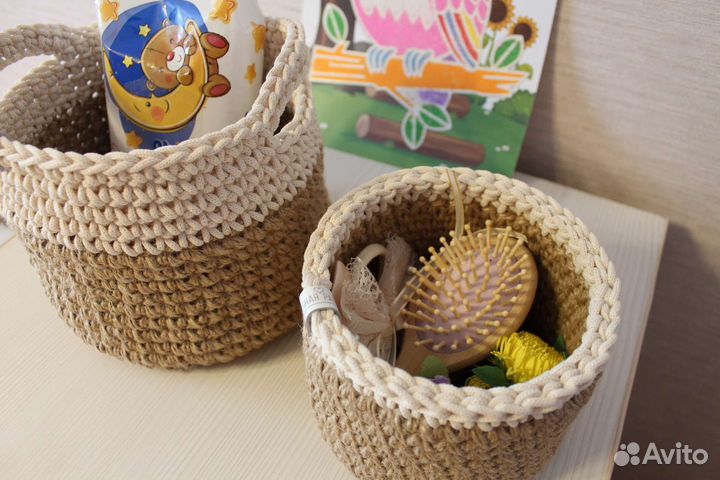 Набор корзинок ручная работа